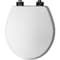 Bemis Benton Slow Close Round White Enameled Wood Toilet Seat 26MBSL 000 - alternate 1